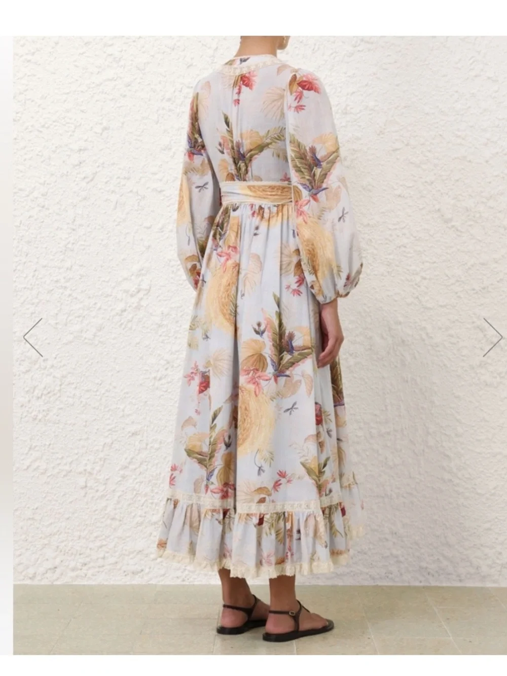 Zimmermann Ascension Frill Maxi Dress - size 2 - Picture 2 of 10